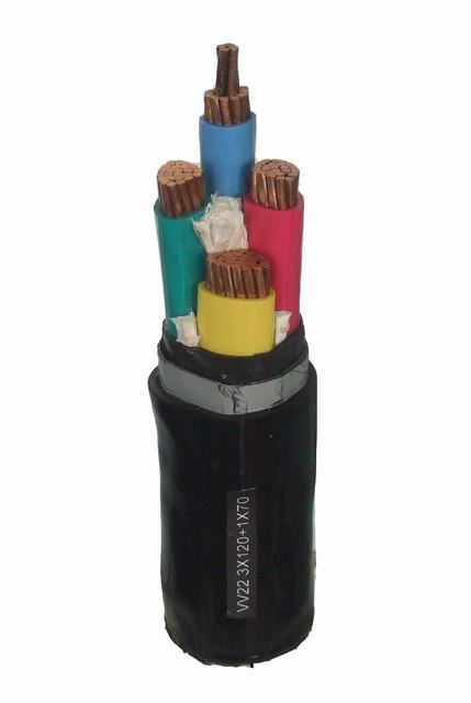  Electrical/XLPE oder Kurbelgehäuse-Belüftung Insulation/PVC oder PET umhülltes Energien-Kabel 4X25sqmm