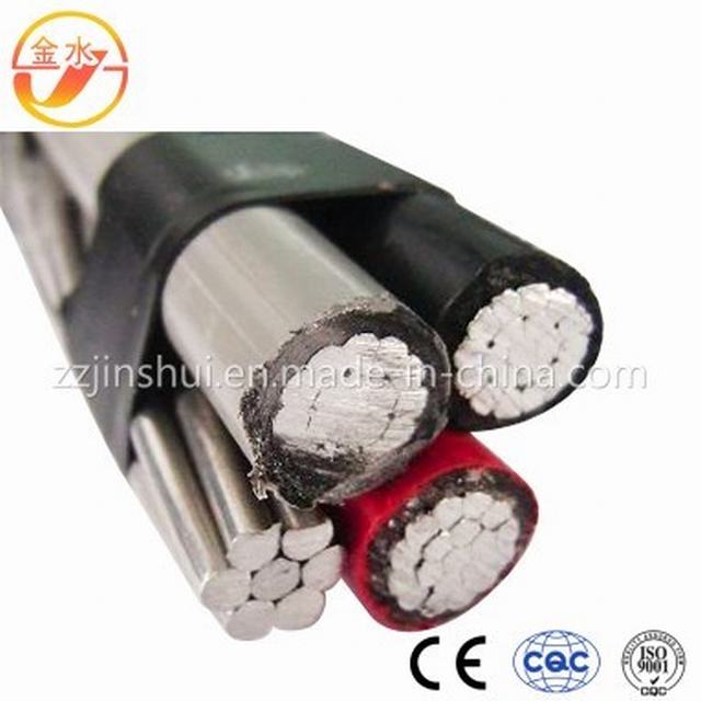  Ausgezeichnete Qualitäts-ABC-obenliegendes Kabel (zusammengerollter Luftleiter)