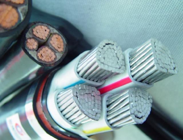 Four Core Power Cable with Al Core Steel Armoured