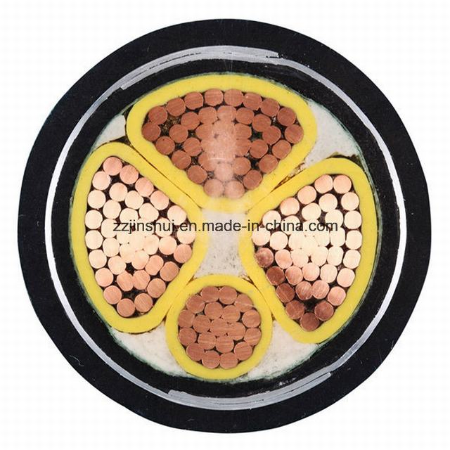 Four Cores Copper Conductor XLPE Insulated Power Cable 240 Sq mm