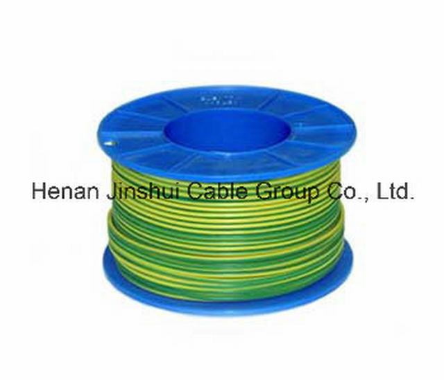 Green/Yellow Color Electrical Wire 6mm2