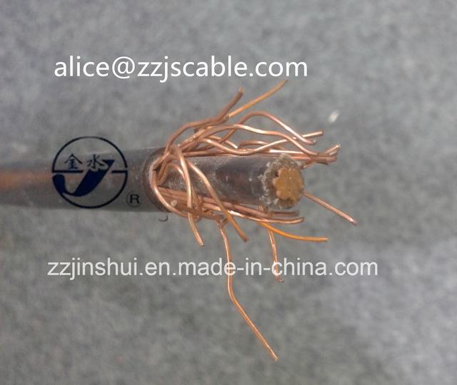  Низкое напряжение концентрические кабеля 2*8 AWG медных XLPE ПВХ круглый кабель