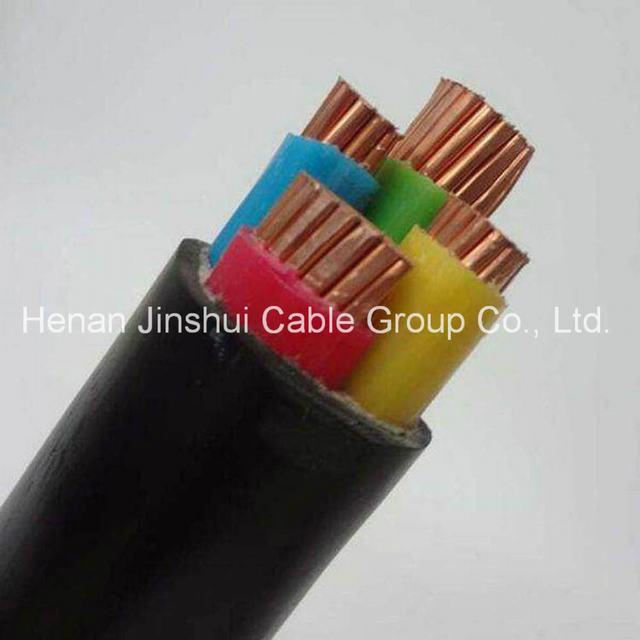 Low Voltage Copper Conductor XLPE Insulation 4 Core Power Cable