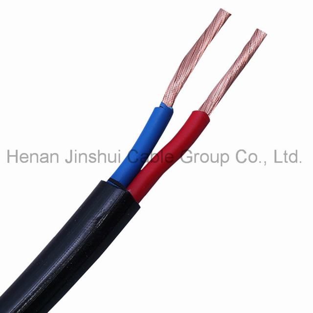  Низкое напряжение медь/PVC/PVC 2 Core гибкий электрический кабель