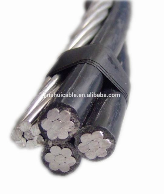  Niederspannungs-PVC/XLPE Isolieraluminium/kupfernes Leiter ABC-Kabel