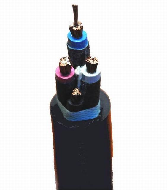  Câble d'alimentation basse tension 2X6+1x6 mm2 isolation XLPE swa/acier blindé de fil