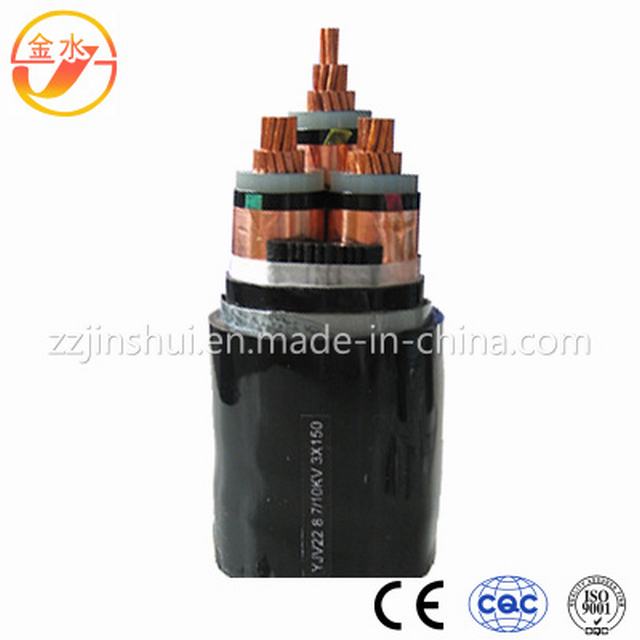  Câble d'alimentation basse tension 4X240+1x120mm2 blindé d'isolation en polyéthylène réticulé retardateur de flamme