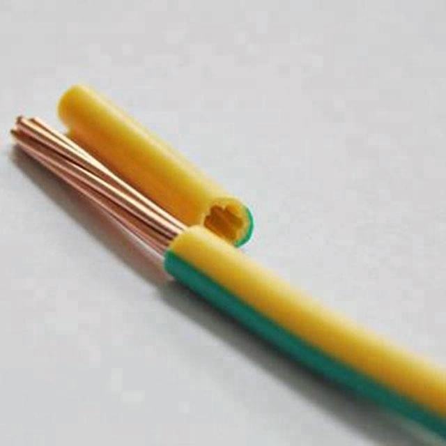  Basse tension de câble électrique de base de cuivre rigide sur le fil