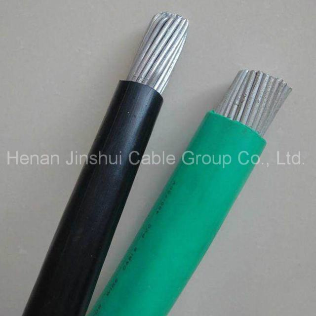  Basse tension isolés de PVC simple coeur de câble en aluminium
