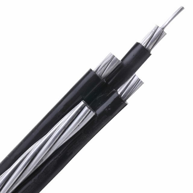 Low or Middle Volage PVC Sheathed Overhead Electric Transmission Aerial Bundled Cable ABC Cable