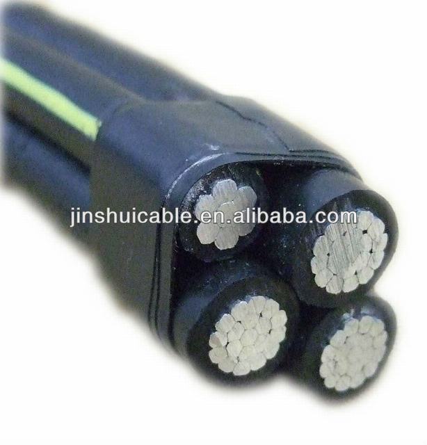 Overhead Aerial Bundled Cable XLPE Insulated Standard ABC Power Cable