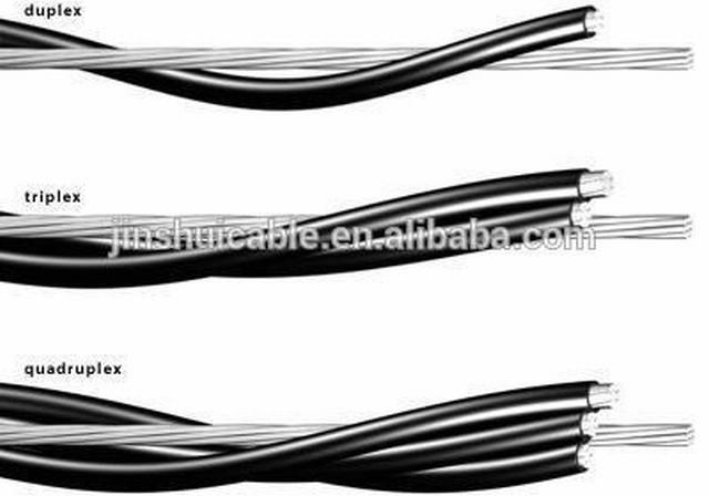  Накладные расходы алюминиевого кабеля жильный кабель от Jinshui ABC