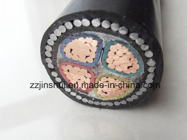 PVC Insulated PVC Sheathed Power Cable 4core 70mm2