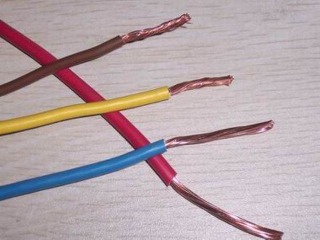  Fio elétrico de cobre revestido de plástico 1,5mm2 2,5mm2 4mm2 6mm2