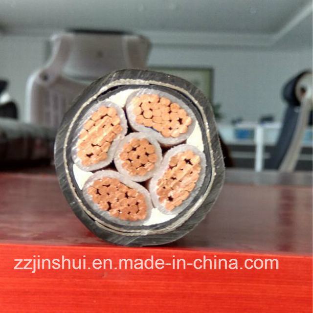 Solid Core or Tightly Pressed Twisted Sector Conductor Fine Steel Wire Inner Armoured XLPE Insulated Cable