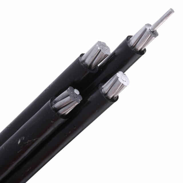  Différentes tailles d'aluminium (Al) Câble d'ABC de l'alimentation antenne câble fourni