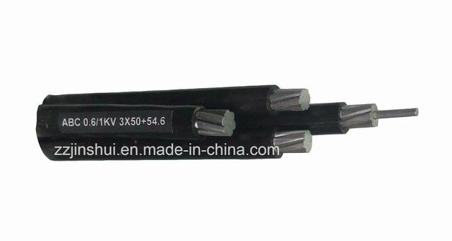  Изолированный XLPE алюминиевого кабеля кабель ABC 3*25+1*54.6мм2
