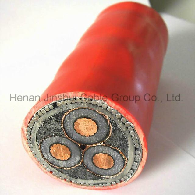 XLPE Insulated Copper Conductor Medium Voltage Power Cable