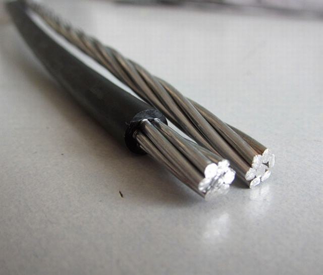  XLPE isolierte obenliegende Kabel-Aluminiumunkosten Isolierkabel 0.6/1kv 1*25+25